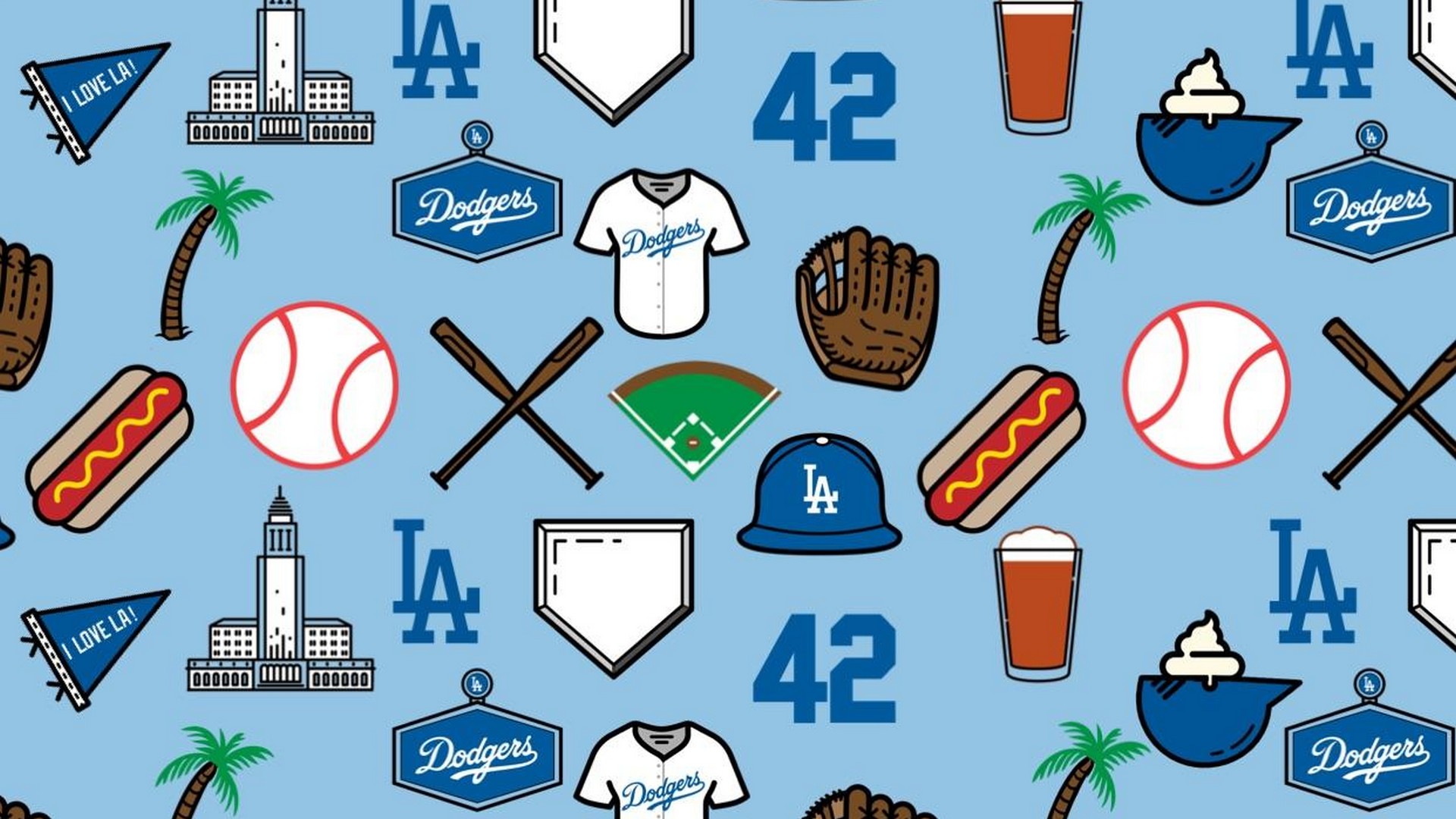 Wallpapers Los Angeles Dodgers with high-resolution 1920x1080 pixel. You can use this wallpaper for Mac Desktop Wallpaper, Laptop Screensavers, Android Wallpapers, Tablet or iPhone Home Screen and another mobile phone device